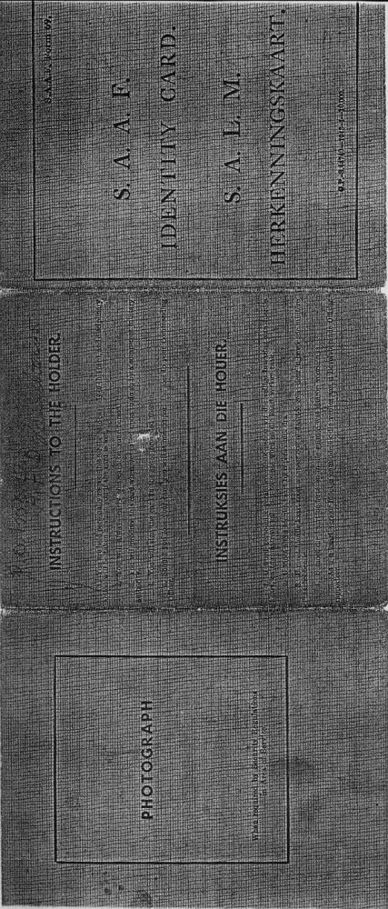 Ben Jooste 08. SAAF ID Cover